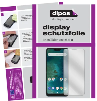 Produktbild von 6x Schutzfolie für Xiaomi Mi A2 Lite klar Displayschutzfolie Display Schutz