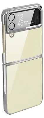 Obrázek produktu pro Pro Samsung Galaxy Z Flip4 PC skládací galvanické průhledné pouzdro na telefon TPU