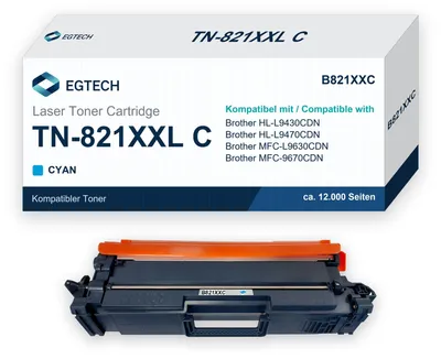 Produktbild von Toner kompatibel mit Brother TN-821XXL C Cyan HL-L9430CDN HL-L9470CDN