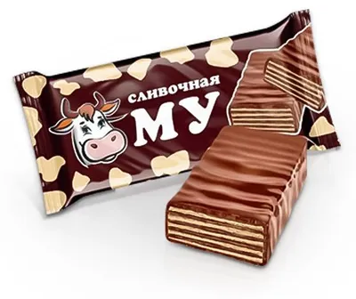 Produktbild von Schokokonfekt - Slivotschnaja Mu, mit Schokoladengeschmack, Nevskij Konditer, 300 g