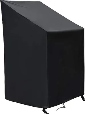 Produktbild von Schutzhülle für Gartenstühle Wasserdichtes Atmungsaktives 420D Oxford für Stapelstühle Abdeckung - 65x65x80/120cm