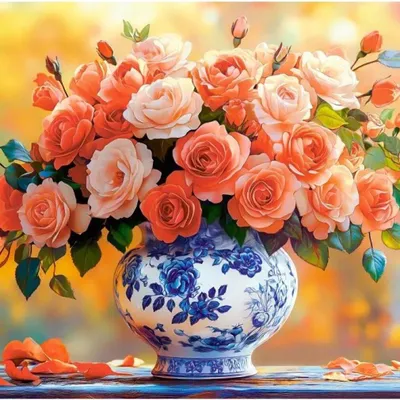 Imagen del producto de Castorland Puzzle "Sommerrosen", 1500 piezas, puzzle para adultos