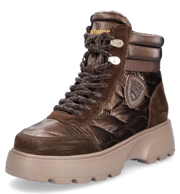 Produktbild von Blauer Damen Schnürboot Blanca dunkelbraun