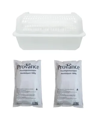 Produktbild von 1 x Box XL Luftentfeuchter Sets mit 2 x 1000g Granulat Raumentfeuchter