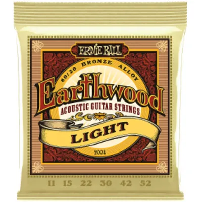 Produktbild von Ernie Ball Earthwood Light Acoustic 80/20 Bronze 11-52 Saiten (2004)