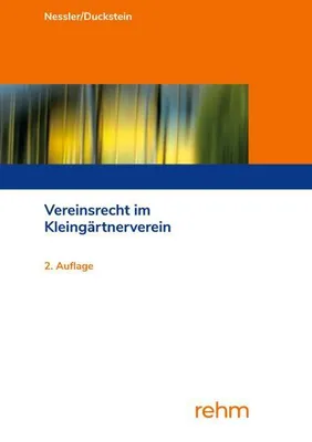 Obrázek produktu pro Vereinsrecht im Kleingärtnerverein