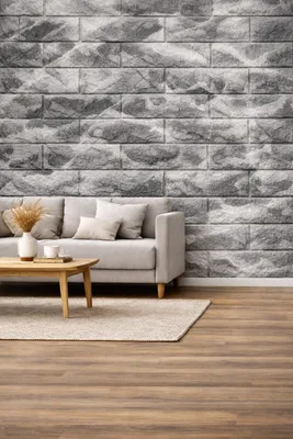 Produktbild von 3D Tapete Wandpaneele Selbstklebend Ziegelstein Wasserdicht Wandaufkleber Tapete Wandpaneele selbstklebend Moderne Wandverkleidung in Steinoptik schnelle & leichte Montage Grau Marmor 10 Stück