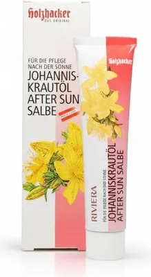 Produktbild von Riviera Holzhacker Johanniskrautöl After Sun Salbe 75 ml