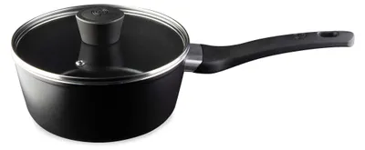Zdjęcie produktu dla MasterChef 525507 Rondel z pokrywką, aluminium, średnica 20 cm, nadaje się do kuchenek indukcyjnych, powłoka nieprzywierająca