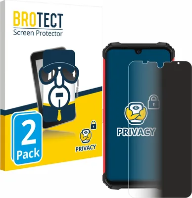 Produktbild von 2x BROTECT Sichtschutzfolie für Ulefone Armor 8 Pro Anti-Spy Privacy Sichtschutz Blickschutz Folie Blaulicht-Schutz