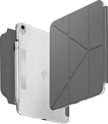 Obrázek produktu pro UNIQ Camden Click 2025 pouzdro iPad 10.9" 10.gen (2022) / iPad 11" A16 (2025), Rhino grey