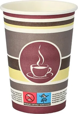 Zdjęcie produktu dla Kubek do picia Papstar z tektury Seria To Go 200 ml 80 x 92 mm 50 szt