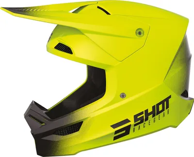 Produktbild von Shot Race Draw Motocross Helm, neon-gelb, M (57/58)