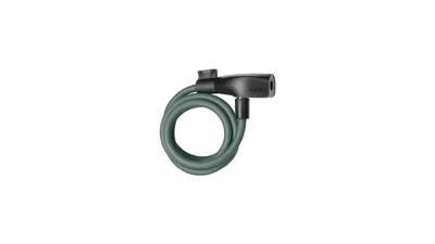 Produktbild von AXA 5011678, Kabelschloss, Schwarz, Grün, Stahl, Schlüssel, 1200 mm, 8 mm