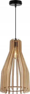 Produktbild von Moderne Led-Deckenhängelampe Aus Holz