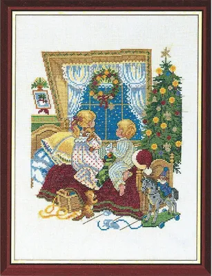 Produktbild von Kreuzstich-Set von Eva Rosenstand „Kinder“, 30 x 40 cm