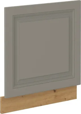 Image de Porte pour lave-vaisselle encastrable SOPHIA – 60x57 cm, gris clair / chêne artisan
