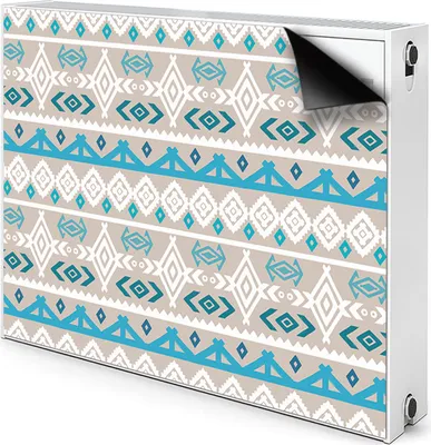 Produktbild von Magnet Heizkörperabdeckung Heizkörperverkleidung Verkleidung Abdeckung 110x60 cm  - Kunst, Tribal