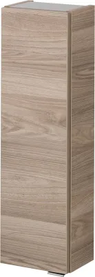 Produktbild von FACKELMANN Hängeschrank LUXOR / Badschrank mit Soft-Close-System / Maße (B x H x T): ca. 20 x 68 x 16 cm / Schrank fürs Bad mit 1 Tür / Türanschlag links / Korpus: Braun hell / Front: Braun hell