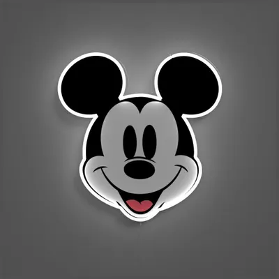 Imagen del producto de Máscara facial estampada de Mickey Mouse de Yellowpop