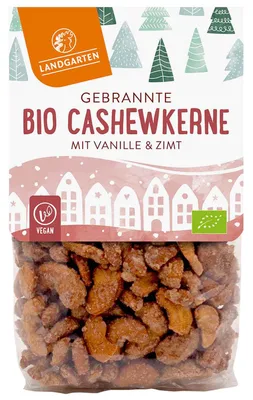 Obrázok produktu pre Gebrannte Cashewkerne 150g, Obrázok generovaný UI