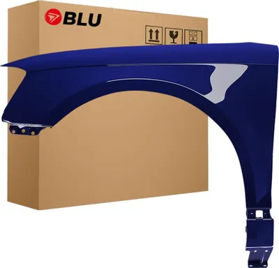 Image de BLU Aile Compatible avec Audi A3 8P II-generation LIFT LZ5J Gauche Blau MoroBlau | 2008-2012 | Avant | Peint| Prêt à Monter | Galvanisé