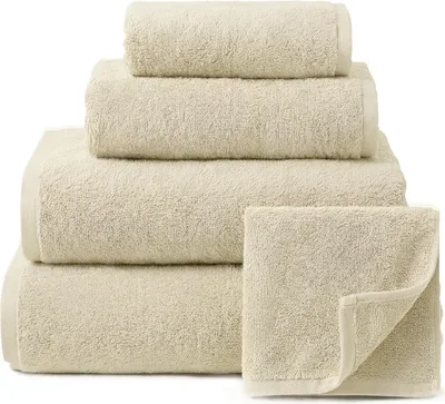 Produktbild von Hotel Spa Handtuch dickes Frottee Baumwolltuch 80x180 Beige