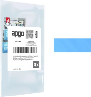 Produktbild von apgo 4 Stück Hybrid Kameraschutz, Kamera-Schutzglas kompatibel mit Oukitel WP38, Linsenschutz, 9H Härte, Schutz für Kameraobjektiv, Anti-Kratzer, transparent