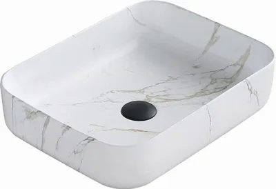 Immagine prodotto di Mexen Carla lavabo da appoggio 50 x 39 cm, bianco pietra - 21555091