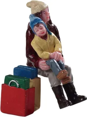 Productafbeelding van Kerstfiguur Christmas shopping break set of 2 LEMAX