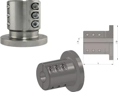 Immagine prodotto di Mozzo di serraggio Exalto per albero ø50mm / flangia ø146mm - non trattato