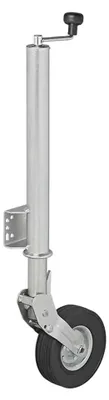 Immagine prodotto di 341505V01 Ruota d'appoggio 570/60 mm cerchio in acciaio con pneumatici in gomma piena 220x65 mm pieghevole 300 kg