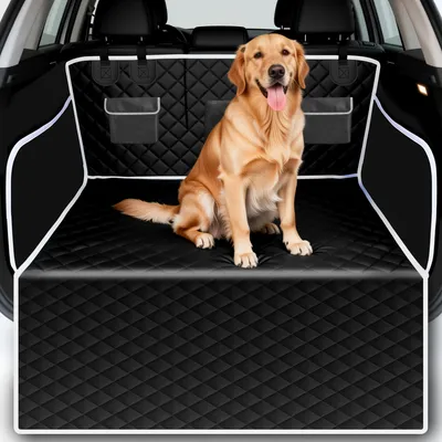 Image de Protection pour coffre de voiture, tapis de coffre universel, imperméable, avec protection latérale et pour le bord de chargement, pour automobile