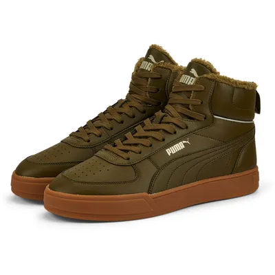 Produktbild von PUMA Caven Winterized Mid-Top Sneaker gefüttert Uni deep olive/deep olive/puma team gold/pebble gray 42.5