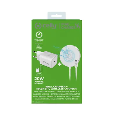 Immagine prodotto di Celly Magchargekit Universale Bianco AC Carica wireless Interno