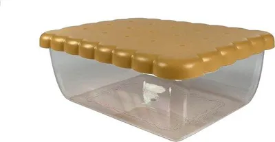 Produktbild von Kochgefäßbox | Frischhaltende Deckel | 2,7 Liter | 24,5 x 18,5 x 9,5 cm | 0% BPA- und  | Beige