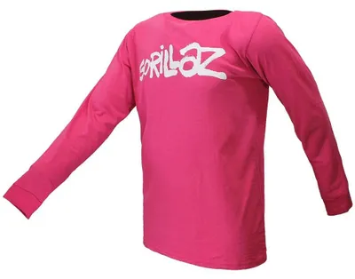 Produktbild von Gorillaz Papazu Rosa Langarm-T-Shirt - XL