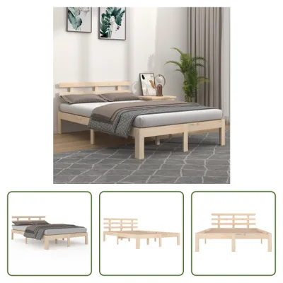Produktbild von The Living Store Massivholzbett 180x200 cm