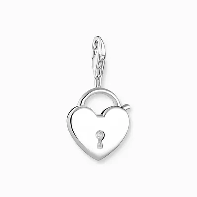 Produktbild von Thomas Sabo - 0009-001-12 - Charm - Damen - 925er Silber - Schloss Herz