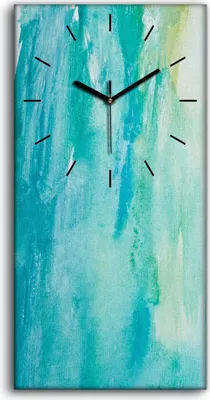 Produktbild von Dekor Leinwand Uhr Wandbilder Geräuschlos 30x60 Malerei Abstrakte Kunst - schwarze Hände