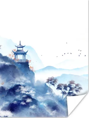 Produktbild von MuchoWow® Poster Malerei - Ölfarbe - Natur 60x80 cm - Schlafzimmer Dekoration
