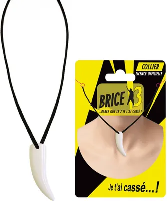 Productafbeelding van Brice de Nice tandhalsketting, zwart-wit - One size