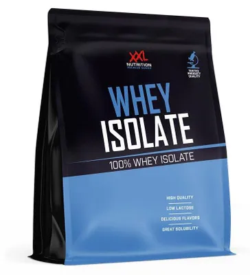 Produktbild von XXL Nutrition - Whey Isolate - Höchste Qualität Molkenprotein-Isolat, nur 0,8% Laktose - Eiweiss Pulver Isolat - 1000 Gramm - Himbeere
