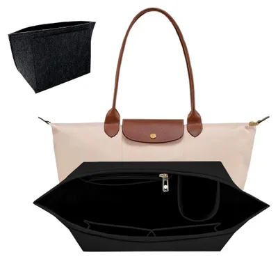 Produktbild von Organizer für Longchamp Handtaschen, 25x15x19cm, Filz, Schwarz