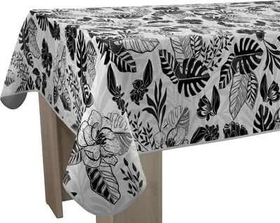 Tischdecke, quadratisch, 150 x 150 cm, schmutzabweisend, Polyester
