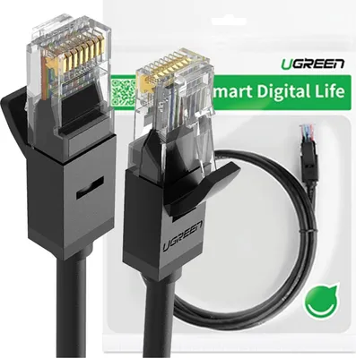 Immagine prodotto di Cavo di rete Ugreen Nw102 Ethernet Rj45, Cat.6, Utp, 8M (nero)