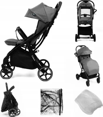 Produktbild von Fjällräv Kinderwagen 22Kg - Leicht, Einhändig Faltbar, Gelräder, Sicher