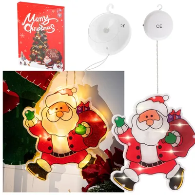 Obrázok produktu pre KIK KX5244 Svietiaci Santa Claus za okno 20 cm