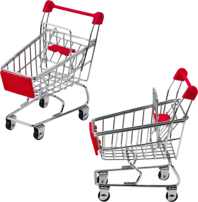 Produktbild von Mini Shop Trolley Metall-Szene Spielen Für Puppen Dekoration