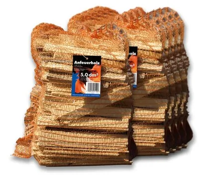 Produktbild von Anfeuerholz im 5,0 dm³ Netz 5 Stk. 13,5 kg